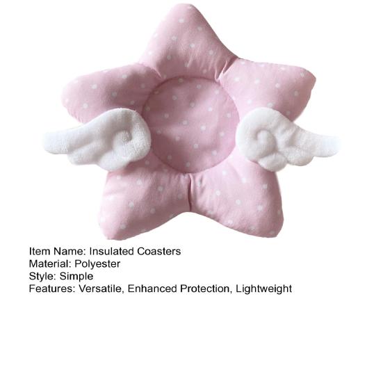 Star Wings Coasters Insulated Drink Coasters Heat Resistant Cup Mats for Home Kitchen Bar Party Photo Prop Gift