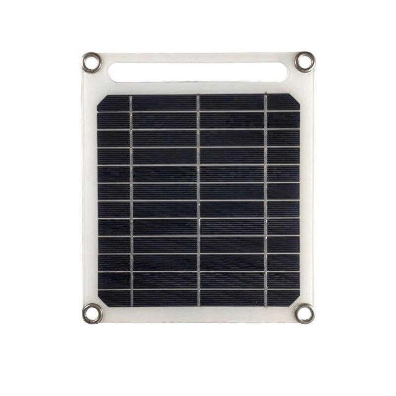 New Portable Solar Panel Multipurpose Solar Powered Fan Outdoor 6W Solar Charger
