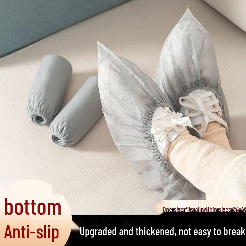 Breathable Non-Slip Disposable Shoe Covers - Thickened, Wear-Resistant, Anti-Static for Indoor Use