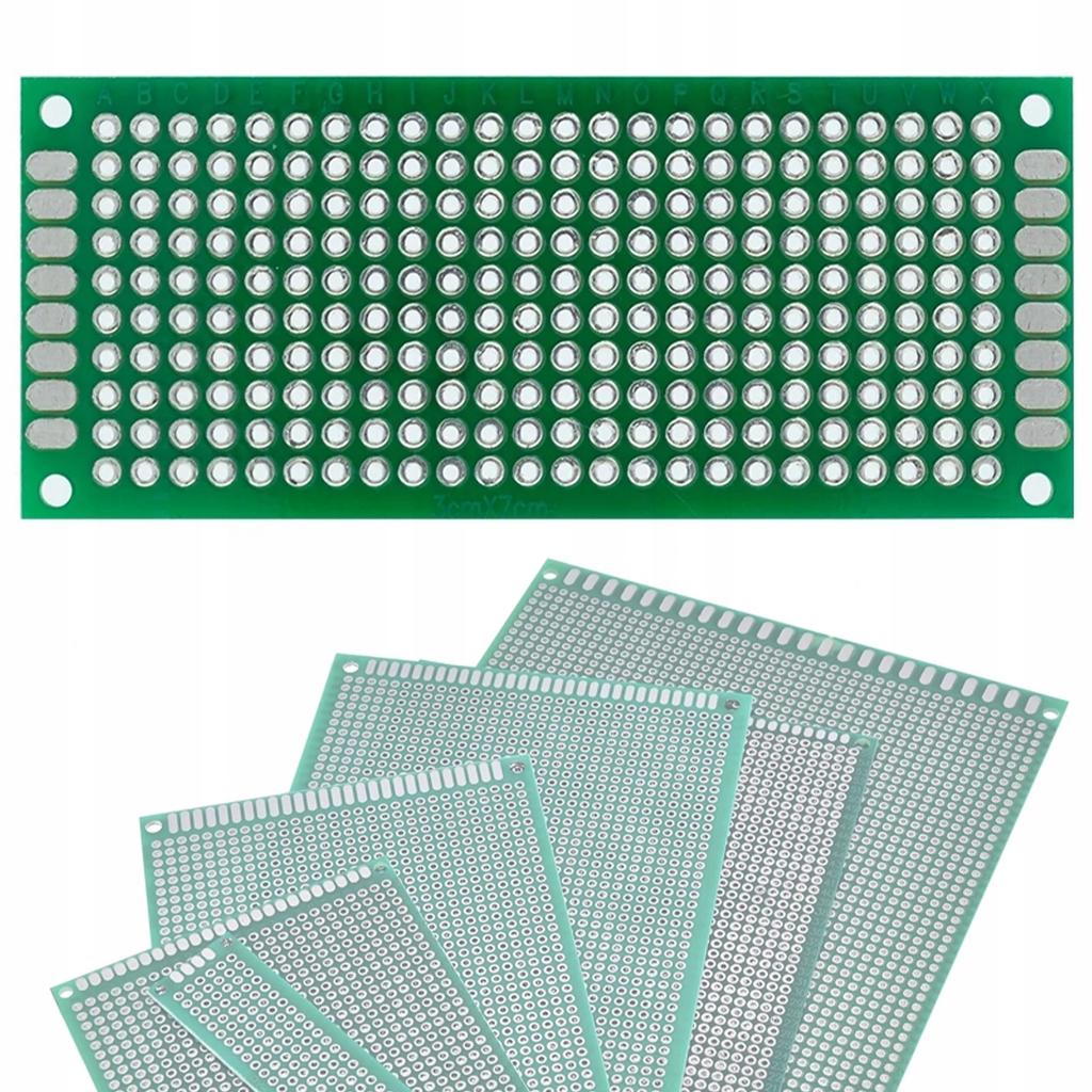 Double Sided Universal Prototype PCB 30 X 70 (Green)