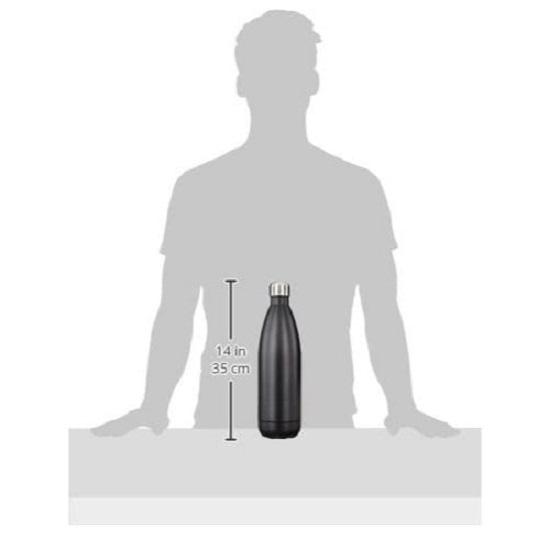 Stainless Steel Insulated (Thermosteel) Water Bottle | 24 Hours Hot and Cold | Leakproof, Rust and Corrosion Resistant| for Travel, Office, Trekking,