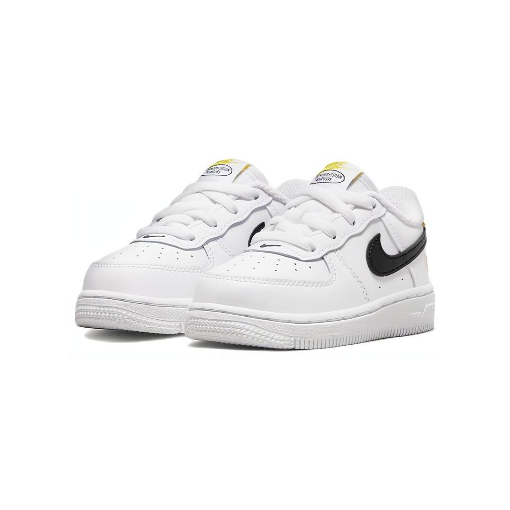 Nike Air Force 1 LV8 Freizeit Rutschfest, Abriebfest, Atmungsaktiv Niedriger Schaft Skateboard Schuhe Weiß Schwarz Gelb DM4254-100