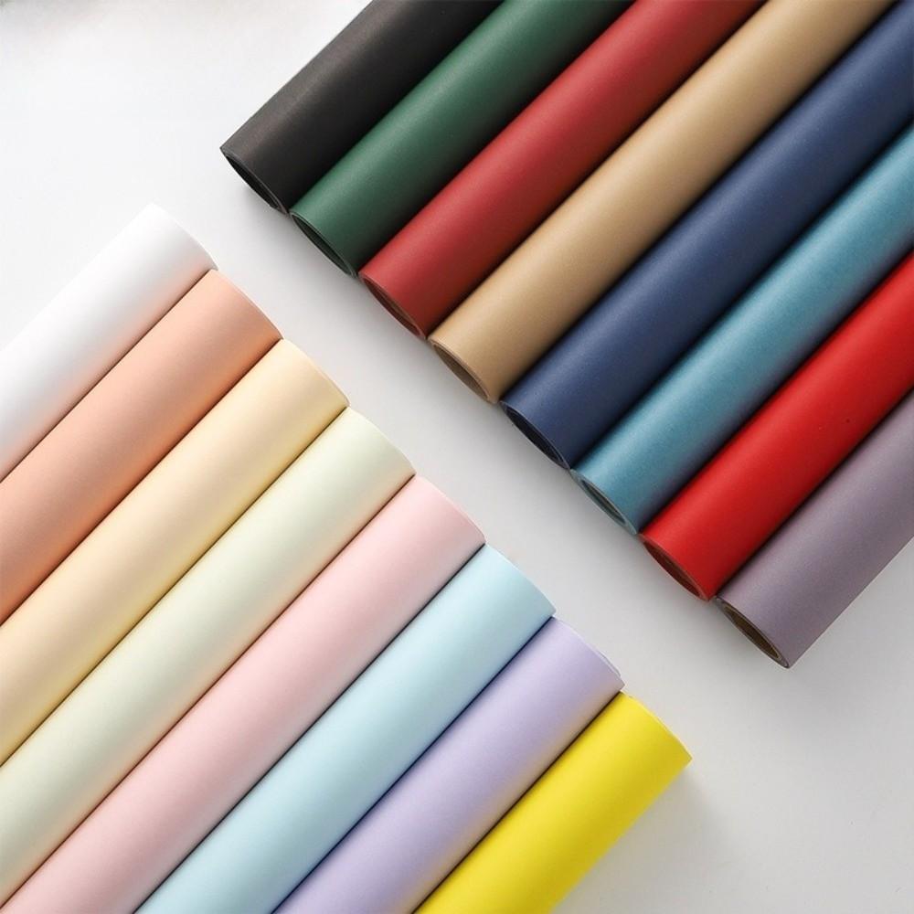 57cm*10m/Roll Flower Packaging Paper Matte Waterproof Waterproof Bouquet Packaging Paper Frosted Vintage Printed