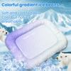 Pet Cooling Mat Summer Ice Silk Cooling Pad for Cats Dogs Heat Dissipation Anti Slip Sleeping Mat for Crate Sofa Balcony