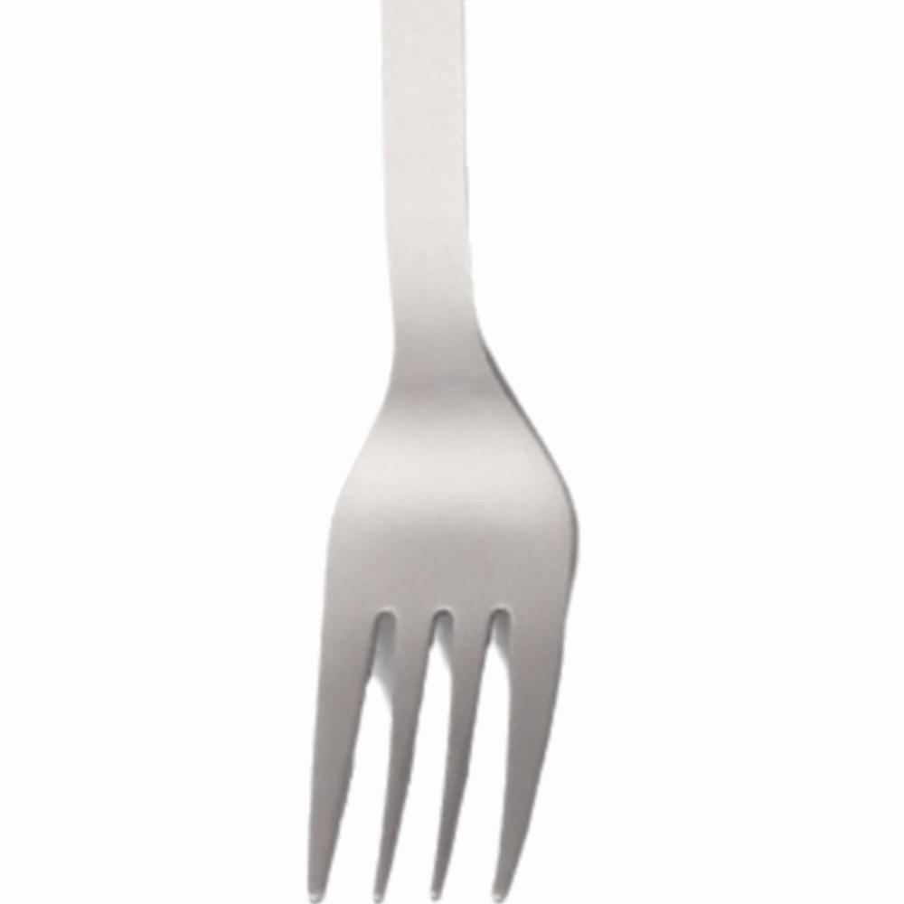 2 Pcs/Set Reusable Titanium Tableware Portable Flatware Set Durable Utensils  Outdoor Camping