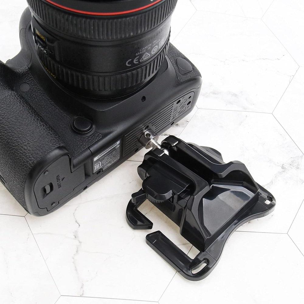 Fast Loading Holster Hanger Quick Strap Waist Belt Buckle Button Mount Clip Camera Video Bags For Sony/Canon/Nikon DSLR Camera
