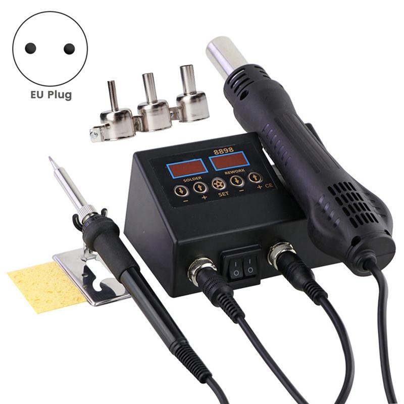 FTS 8898 Soldering Station Portable Digital Hot Air BGA Rework Solder Station For Cell-Phone PCB IC Welding Tools