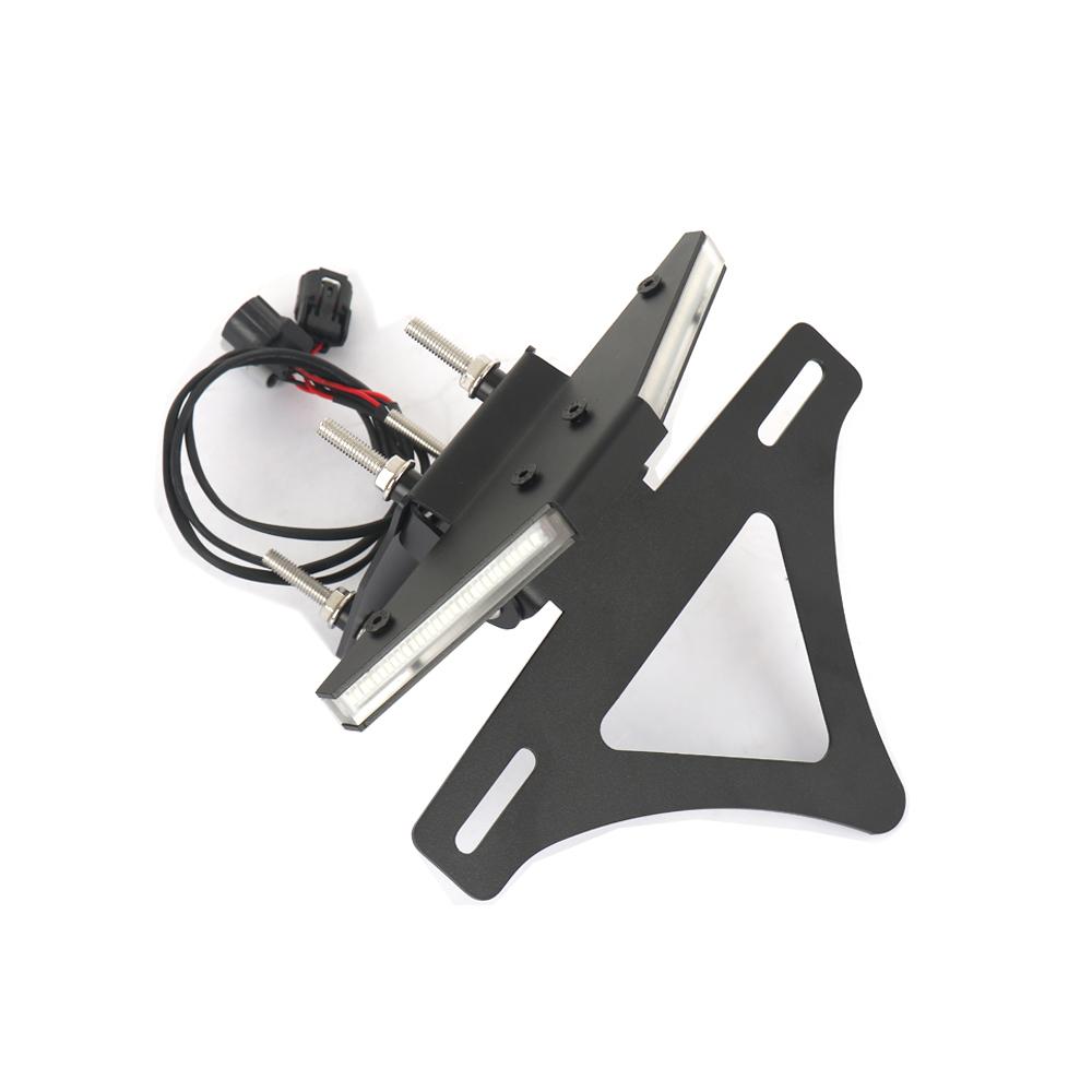 Motorcycle License Plate Holder Fender Eliminator Rear Tail Tidy LED Turn Signals For Kawasaki Z900 Z 900 Z900 2017-2024