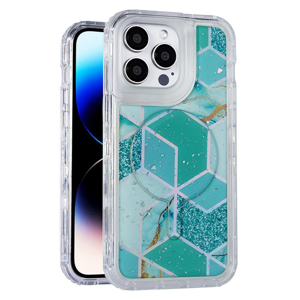 

Bulk Purchasing For iPhone 15 Pro Max Case Compatible with MagSafe Electroplated PC+TPU Phone Cover D