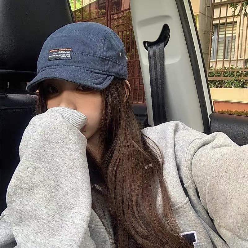 Clape Short Brim Baseball UV Sun Outdoors Men's Cap, Lightweight, Soft, Foldable, Protection, Protection, Golf, (C-DY09-Black)