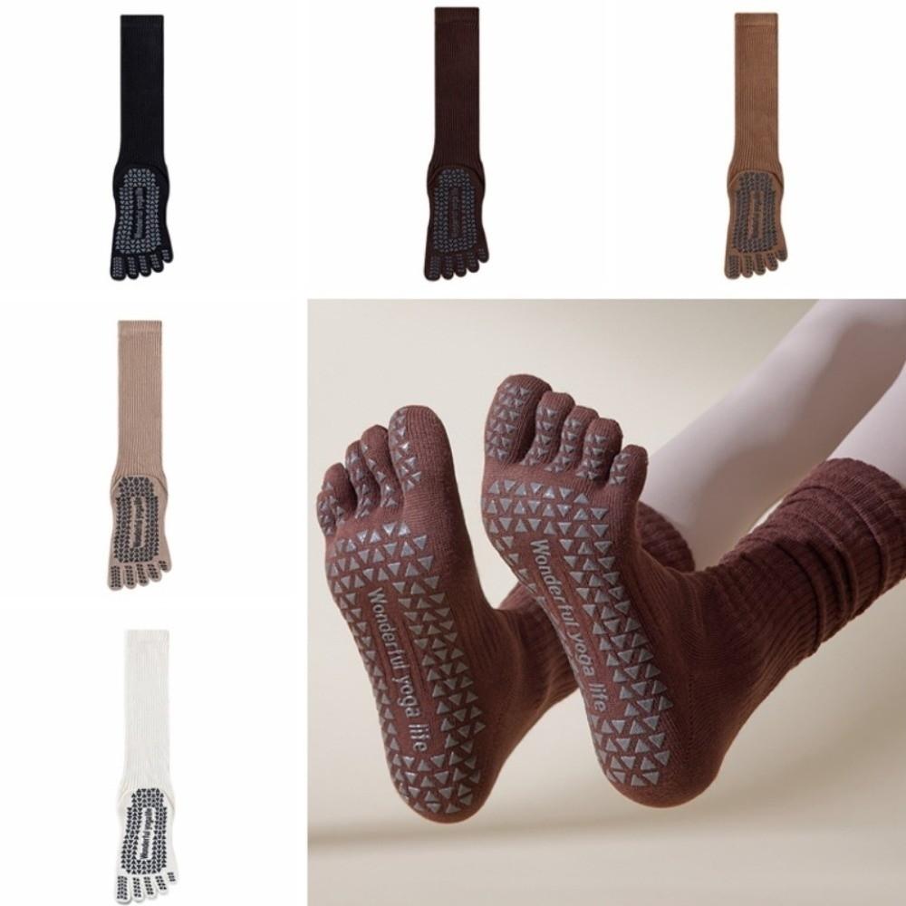 Separate Fingers Sports Toe Socks Silicone Anti-slip Sport Pilates Socks Women Yoga Socks  Ballet