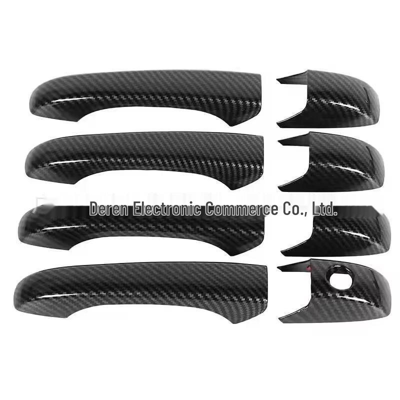 Carbon Fiber Texture Door Handle Protector for 2011-2019 Jeep Grand Cherokee