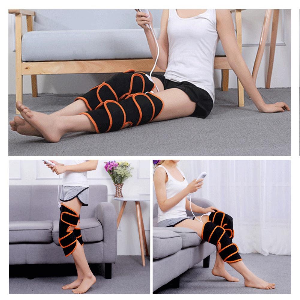 Electric Heated Arthritis Knee Pad Leg Massager Warm Heating Therapy Massager UK 220V