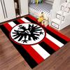Eagle Emblem On Striped Design Suitable As a Non-slip Mat for the Living Room or Bedroom Sofa