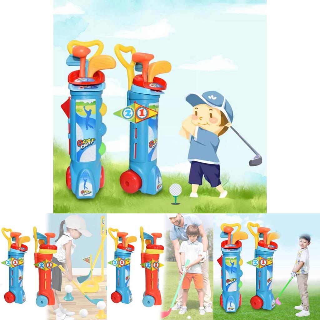 High-quality Plastic Golf Club Mini Set For Kids And Parents Outdoor Fun