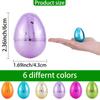 6 sztuk Artykuły imprezowe Wypełniane jajka wielkanocne Upominki Szczękliwego Wielkanocy Otwierane jajka Zabawki Plastikowe jajko wielkanocne