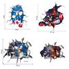 Sonic The Hedgehog Wall Sticker Cartoon Decor For Kids Bedroom Wall Art