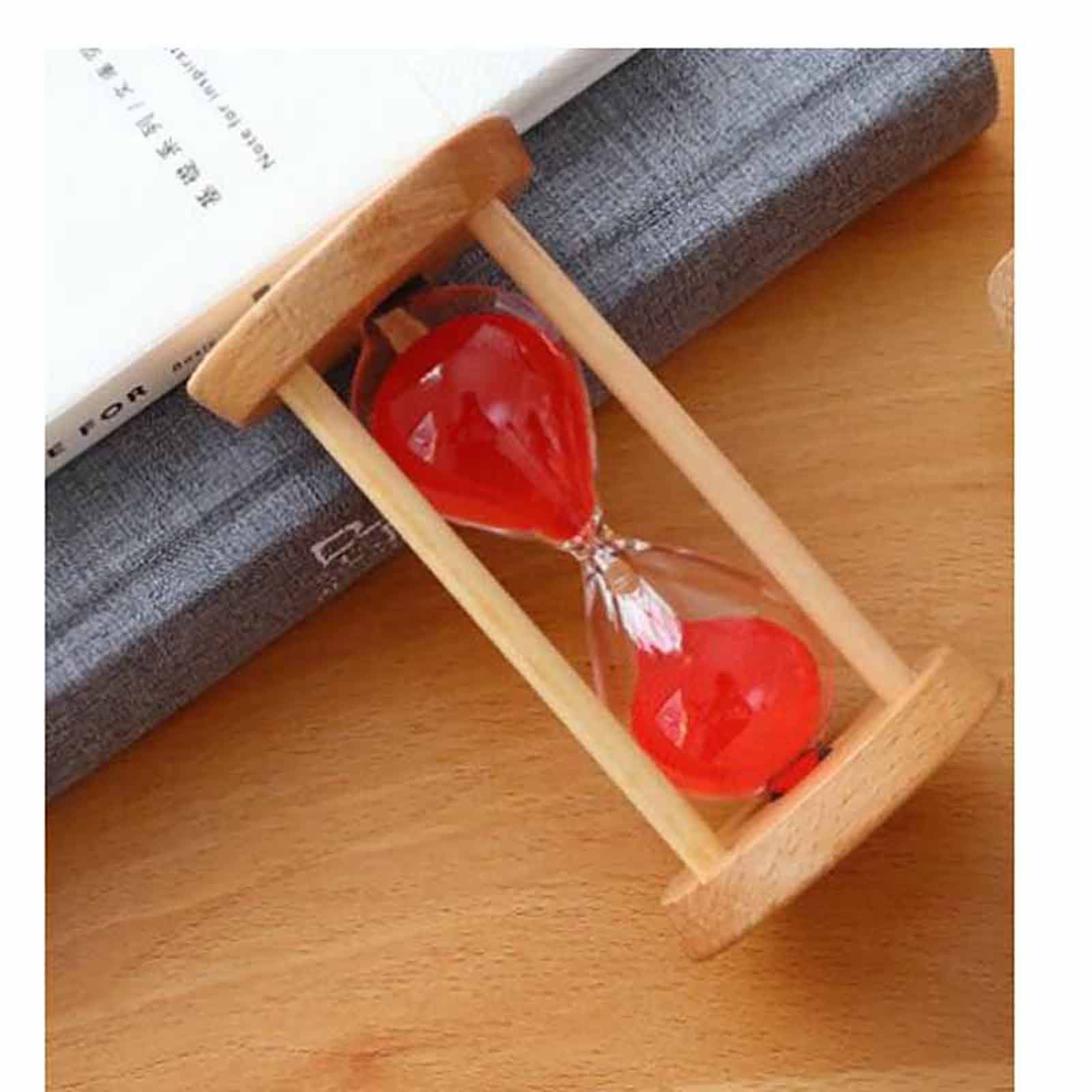 

Маленькие круглые деревянные песочные часы с тремя колоннами, песочные часы-таймер Type 4