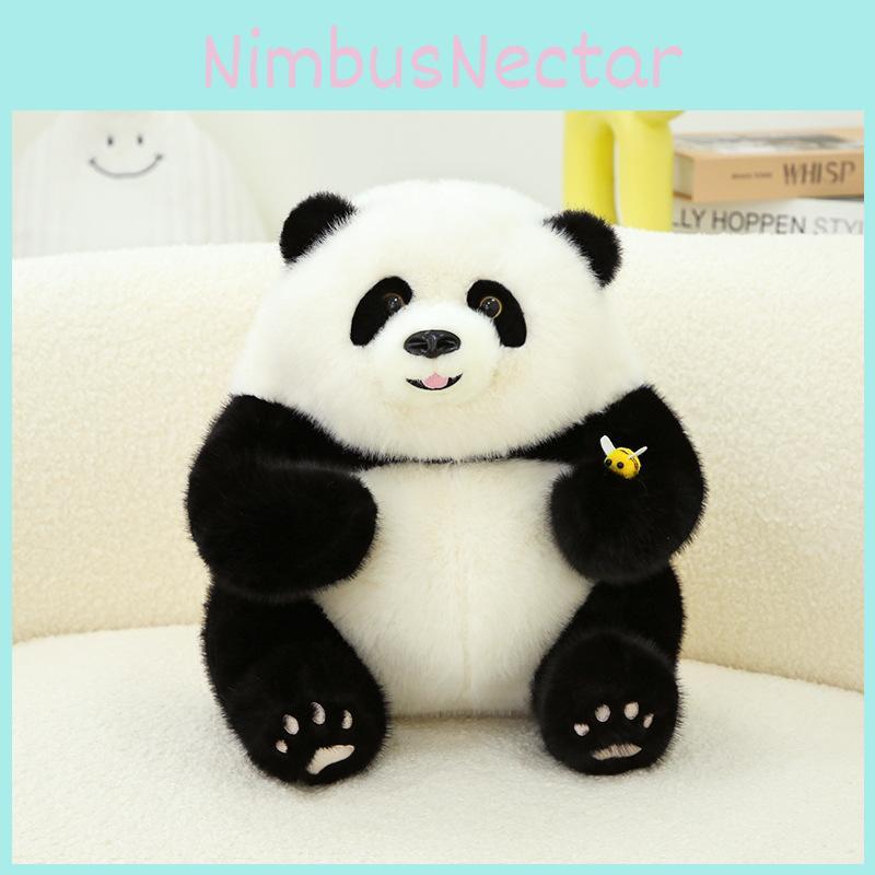Plush Toy Panda Bee Themed Giant Panda Doll Stuffed Animal Gift Cushion And