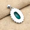 Gorgeous Indicolite Gemstone Handmade 925 Sterling Silver Jewelry Pendant For Memorial Day