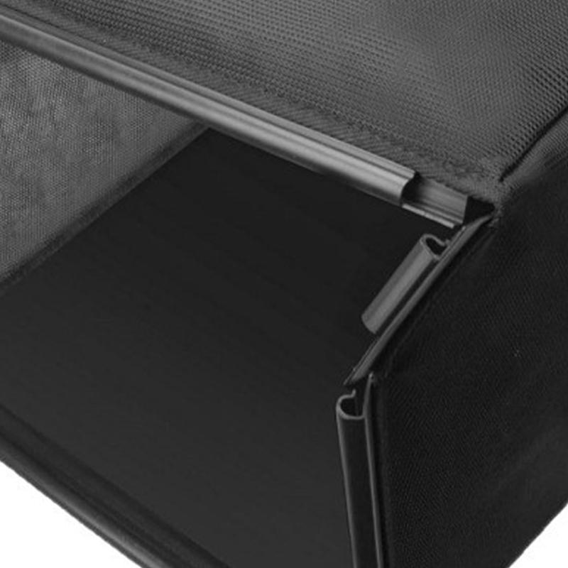 Mower Collection Bag, Black Textile Grass Bag With Molded Plastic Mounting Edges for Collecting Lawn Clippings and Yard Debris In Yards