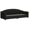 Vidaxl Sofa Z Materacem Do Spania, Czarna, 80X200 Cm, Tkanina