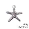 Seestern Meeres-Charms Kollektion Tier-Charms Für Strand-Thema DIY Armband Halskette Schmuckherstellung Zubehör Für