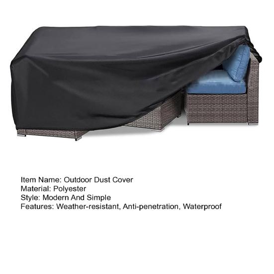 Waterproof Furniture Cover Oxford Fabric Weather-resistant Anti-penetration Outdoor Garden Patio Sofa Chair Cover
