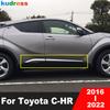 Side Door Body Trim For Toyota CHR C-HR 2016 2017 2018    Chrome Door Streamer Molding Panel Strip Car Accessories