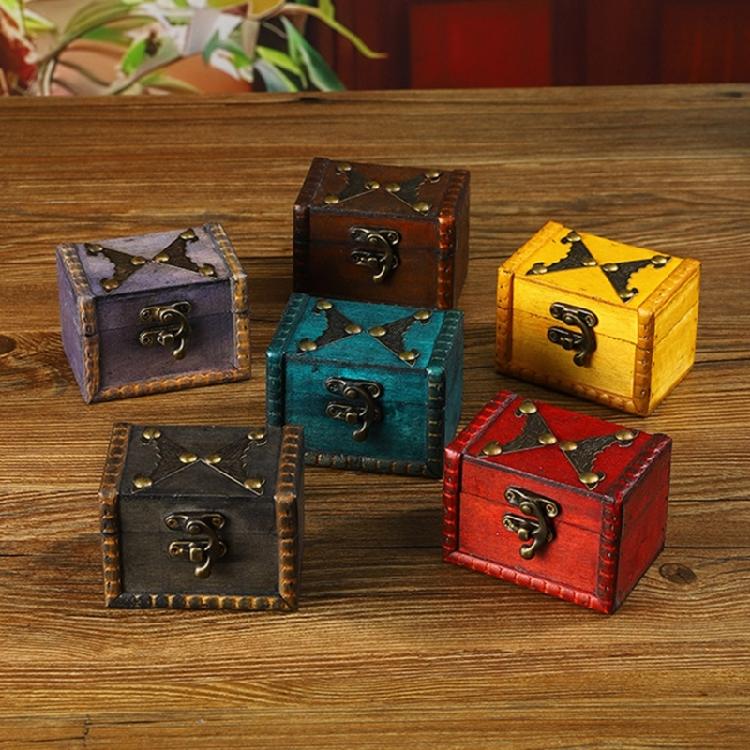 Eleganckie Pudełko do Przechowywania z Zamknięciem Zabezpieczającym Duża Pojemność Drewniane Organizery na Biżuterię Pamiątki Rodzinne