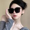 Fashionable Large Frame Chain Sunglasses - Unisex UV Protection, Street Style as Seen on Douyin Live Broadcast and Xiaohongshu