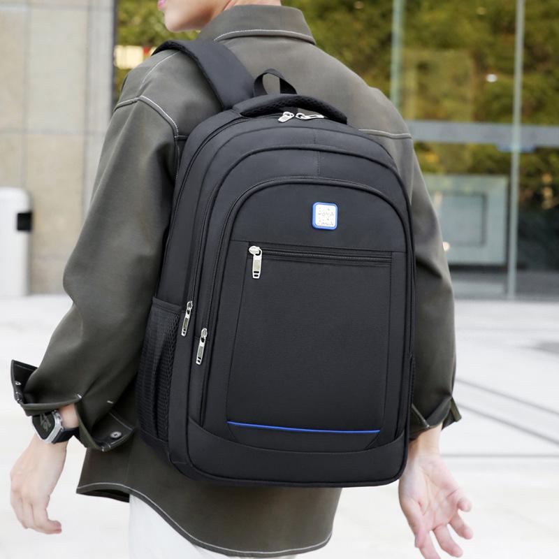 Schoolbag Large Capacity Leisure Travel Backpack Men's College Student School Bag Simple Computer Business Fashion Backpack
