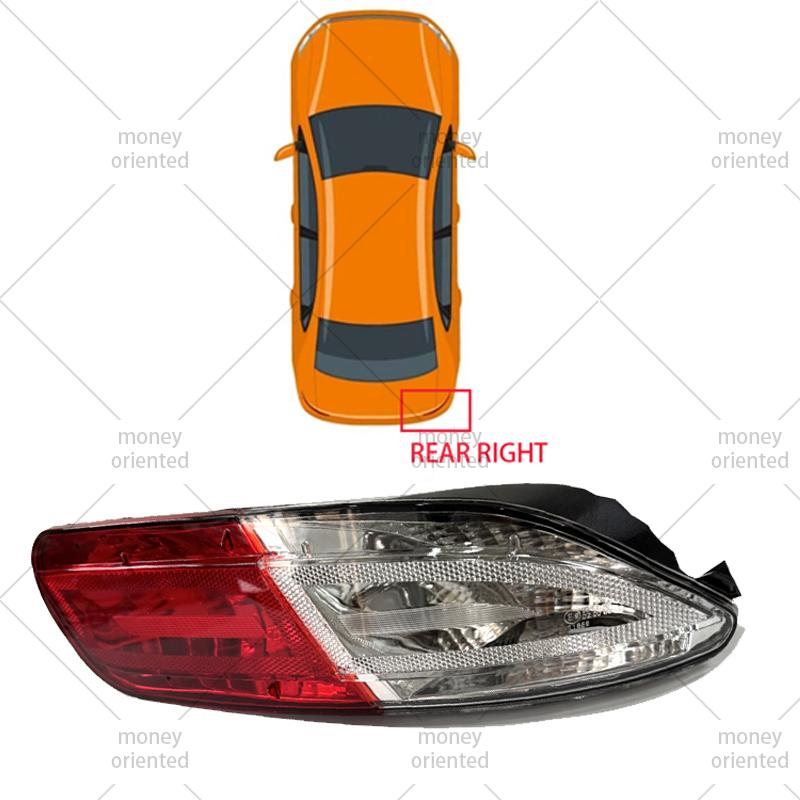 (NO Bulb socket) Car Rear Bumper Fog Light for Chevrolet TrailBlazer Colorado S10 2013 2014 2015 2016 2023 Rear Reflector Brake