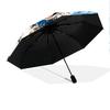 1 PC Automatic Folding Umbrella - Mountain Puppy Pattern, Portable & Foldable Design with 8 Ribs, Christmas Birthday Gifts