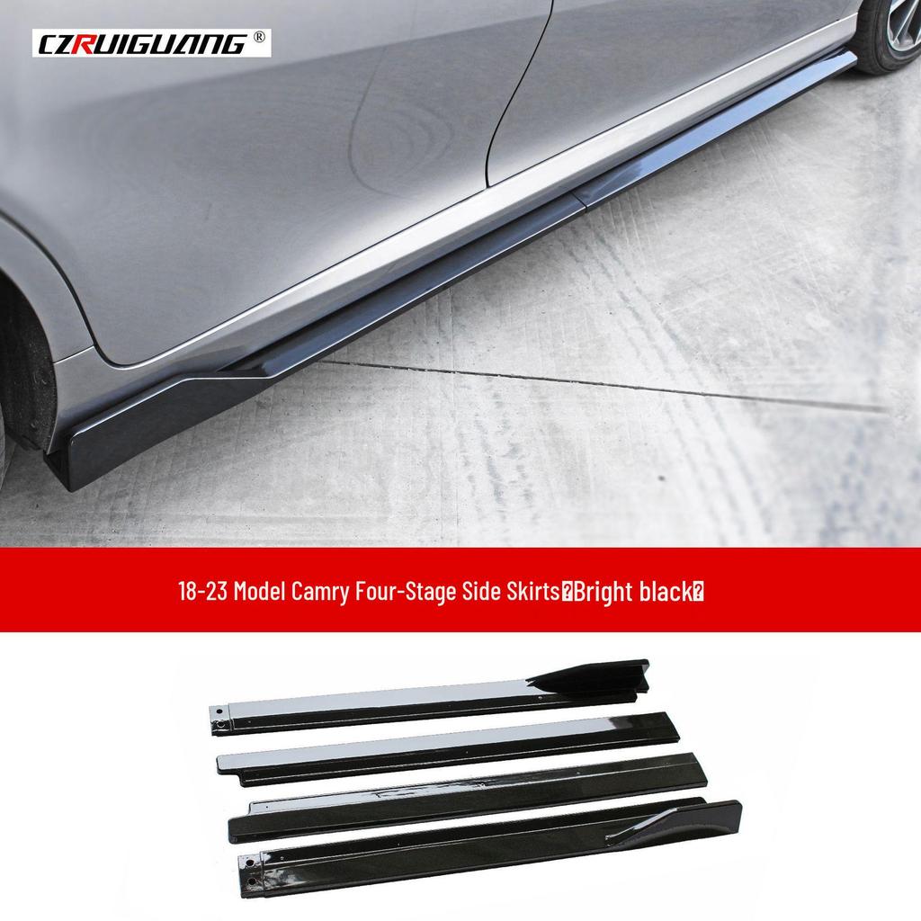 2018-2023 Toyota Camry 8:e generationen Karosskit: Sidokjolar, Frontsplitter, Läpp, Sidokjol, Takspoiler.
