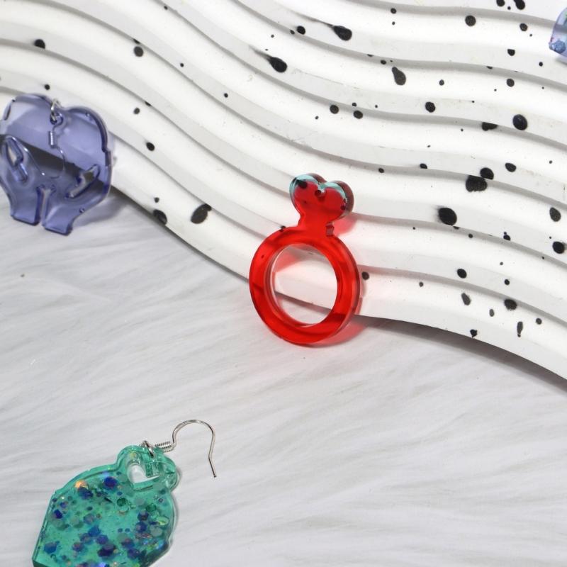 Candy Drop Earring Making Molds Silicone Pendant Molds Present Series Creative Jewelry Craft Molds Silicone Texture