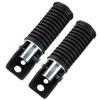 Pair of Motorcycle Rear Passenger Foot Pegs Pedal Footrest for Suzuki GN125 QJ25 GS125 GT125 5