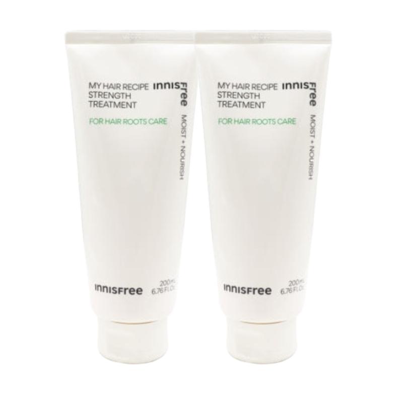 Innisfree My Hair Recipe Strength Treatment 200ml | Nourishing Hair Mask | Damage Care & Strengthening K-Beauty Hair Care