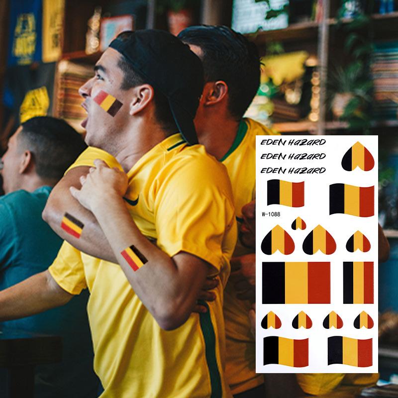 World Cup Holiday Tattoo Sticker Waterproof Children'S Cartoon Tattoo Sticker Direct Sticker Tattoo