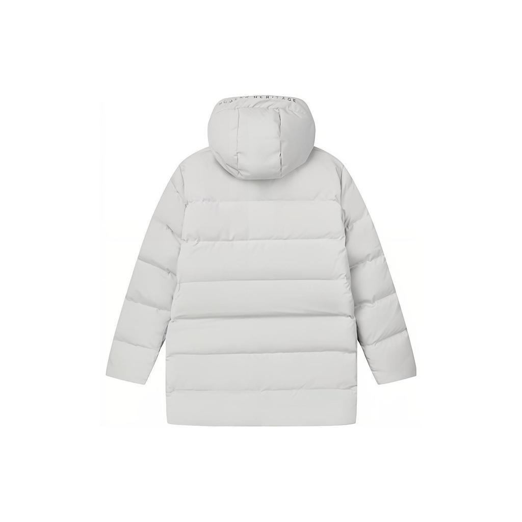 Fila Solid Color Loose Warm Down Jacket Men Outerwear Slate-Gray F51M241914F-GY