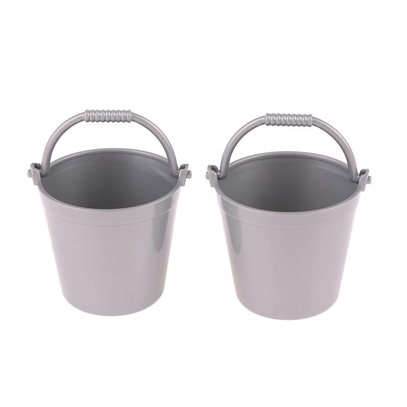 1:12 Dollhouse Miniature Watering Can Bucket Sprinkler Shovel Model Gardening Tools Decor Toy Doll House Accessories