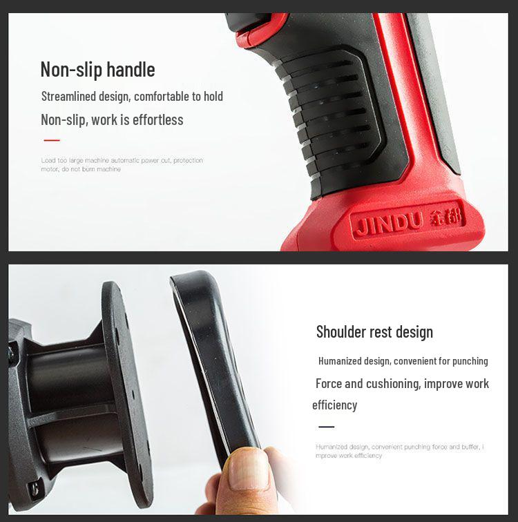 Jindu Dual-Use High Power Handheld Diamond Core Drill Machine for Concrete and Air Conditioner Installation