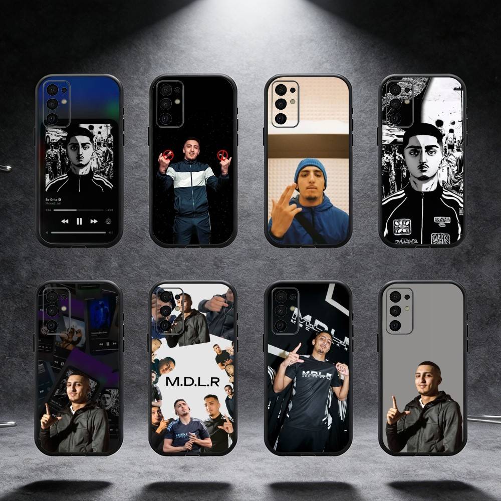 M-Morad 04M-Morad M-MDLR Phone Case For Samsung S25,S24,S21,S22,S23,S30,Ultra,S20,Plus,Fe,Note,5G Black Cover