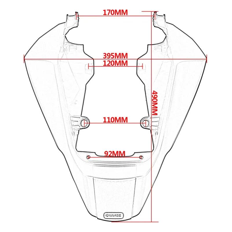 Left & Right Rear Passenger Seat Cowl Side Panel Tail Fairing Cover For Honda CB650R CBR650R CB CBR 650 R 2024 2025