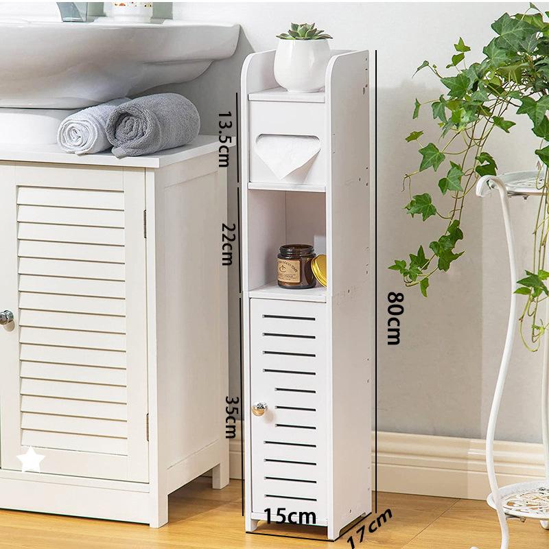 Bathroom Crevice Rack Floor-to-ceiling Multi-layer Storage Cabinet Toilet Toilet Storage Rack Toilet Storage Rack