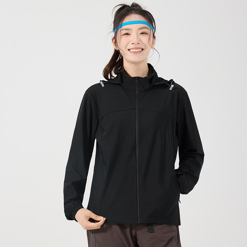 1011 Summer New Outdoor Lightweight Sunscreen Clothing Men's and Women's Couples Sunscreen Jacket UV Protection Thin Ice Feel