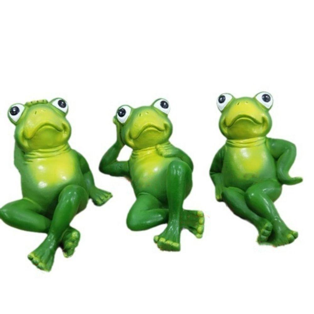 

Декор для рабочего стола Скульптуры из смолы Лягушка Украшение для двора на открытом воздухе Лягушка для ландшафта