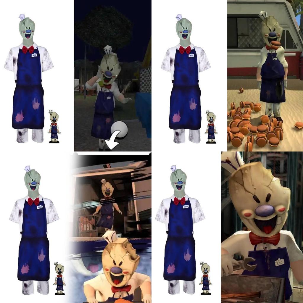 Bâtonnet de Glace d'Halloween Déguisement Cosplay Pour Jeunes Unisexe Tenue de Spectacle sur Scène