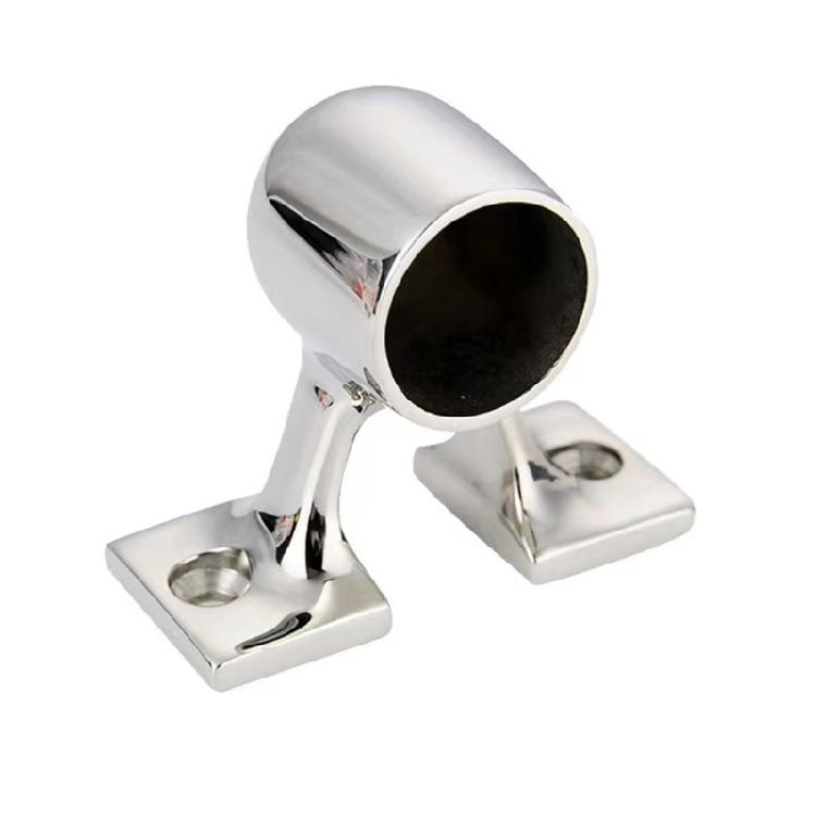Upgraded Leg Rest Stainless Steel Rail Bracket with 25mm Inner Diameter for Boat