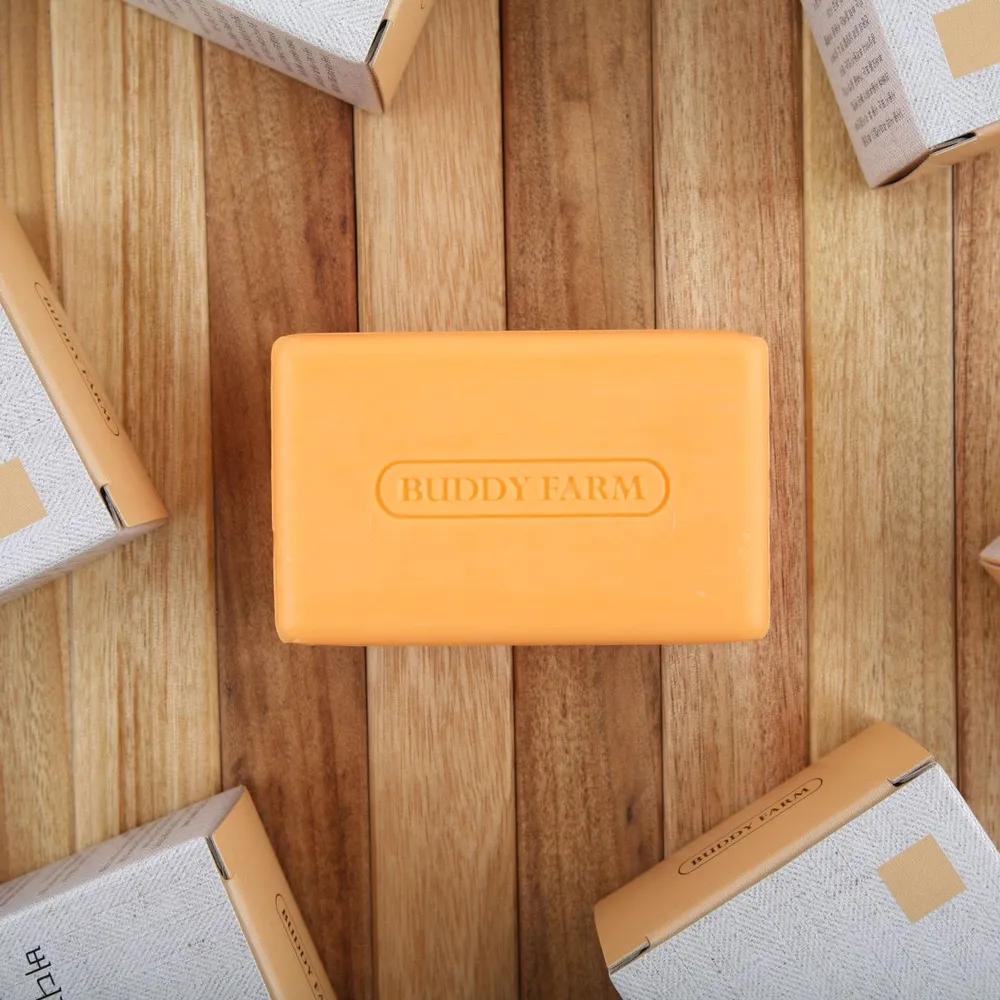 Buddy Farm Carrot Soap, Papaya Soap, Lemon Soap 125g, Facial Wash, Washing Face, Gift, Large Capacity Soap, Economical Soap